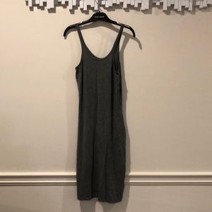 T by Alexander Wang Gray Bodycon Tank Dress